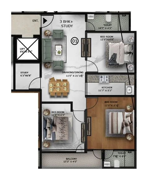 Capital Homtech Homes 102 Interior